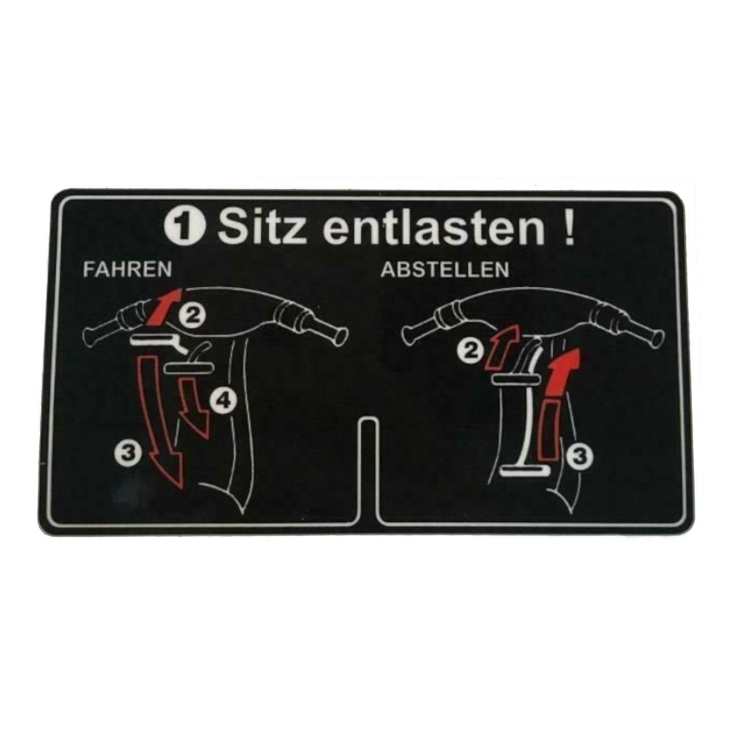 BMW C1 sticker stand operation 