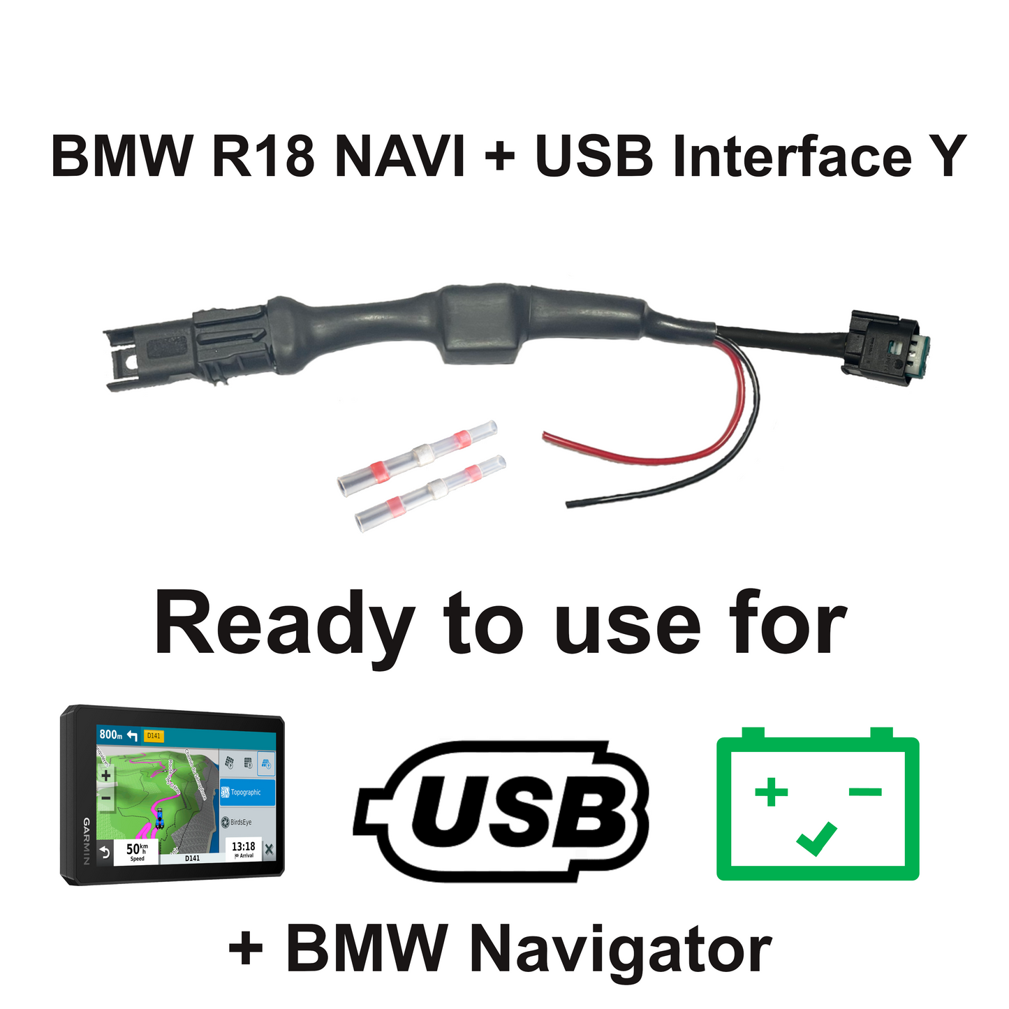 BMW R18 GPS +  USB Interface Y